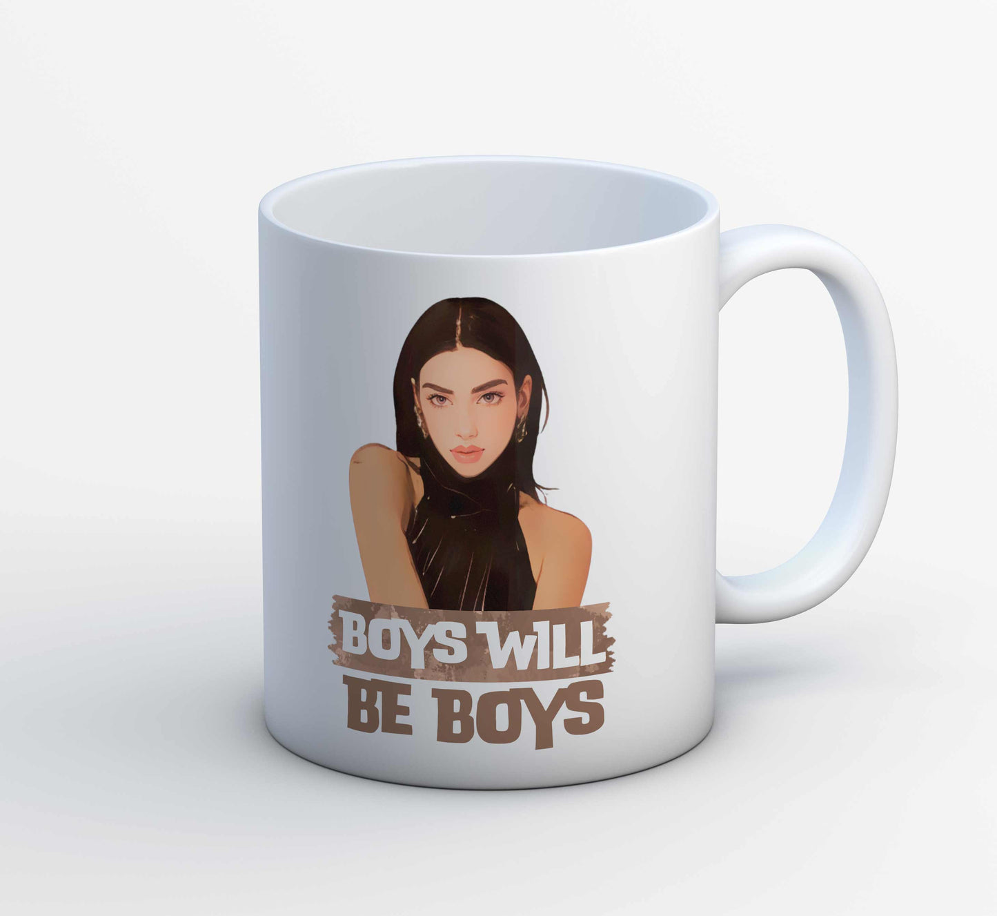 dua lipa boys will be boys mug coffee ceramic music band buy online india the banyan tee tbt men women girls boys unisex