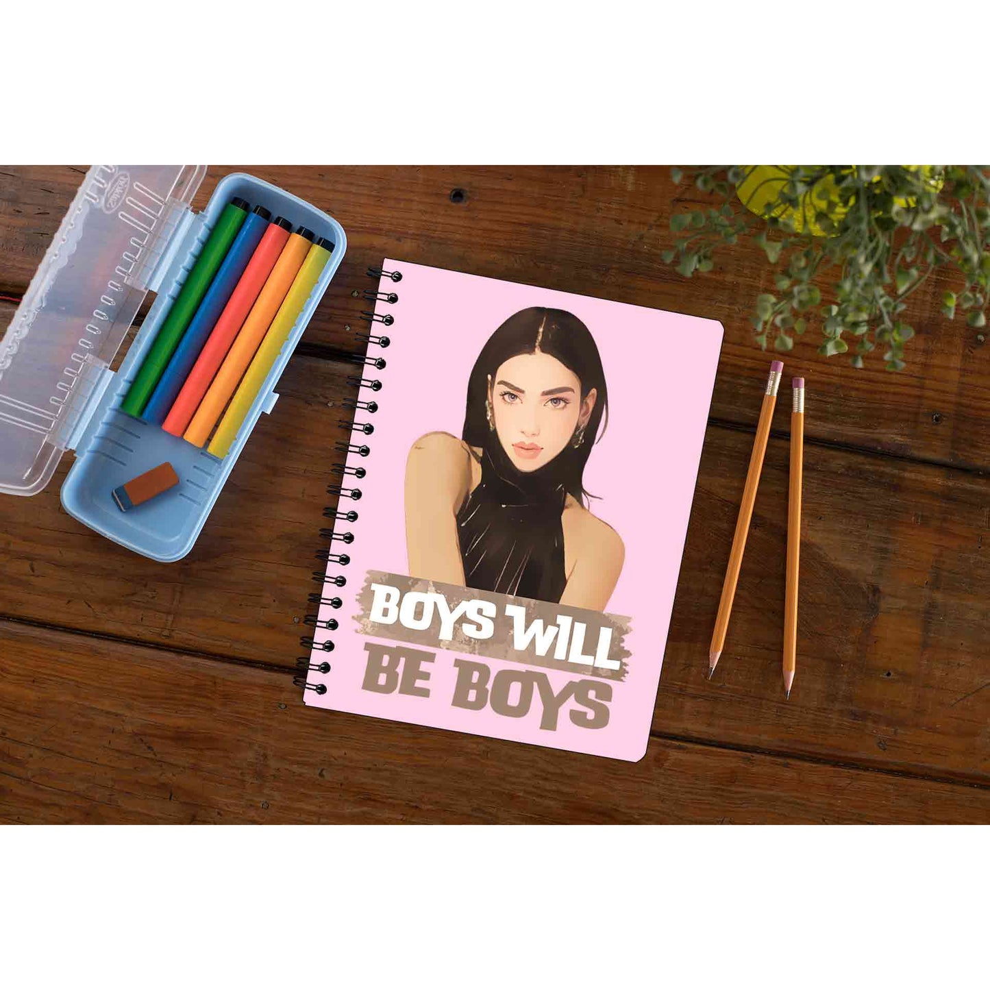 dua lipa boys will be boys notebook notepad diary buy online india the banyan tee tbt unruled