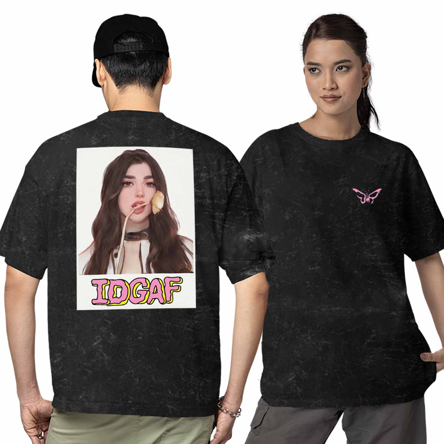 dua lipa oversized t shirt - idgaf music t-shirt black buy online india the banyan tee tbt men women girls boys unisex