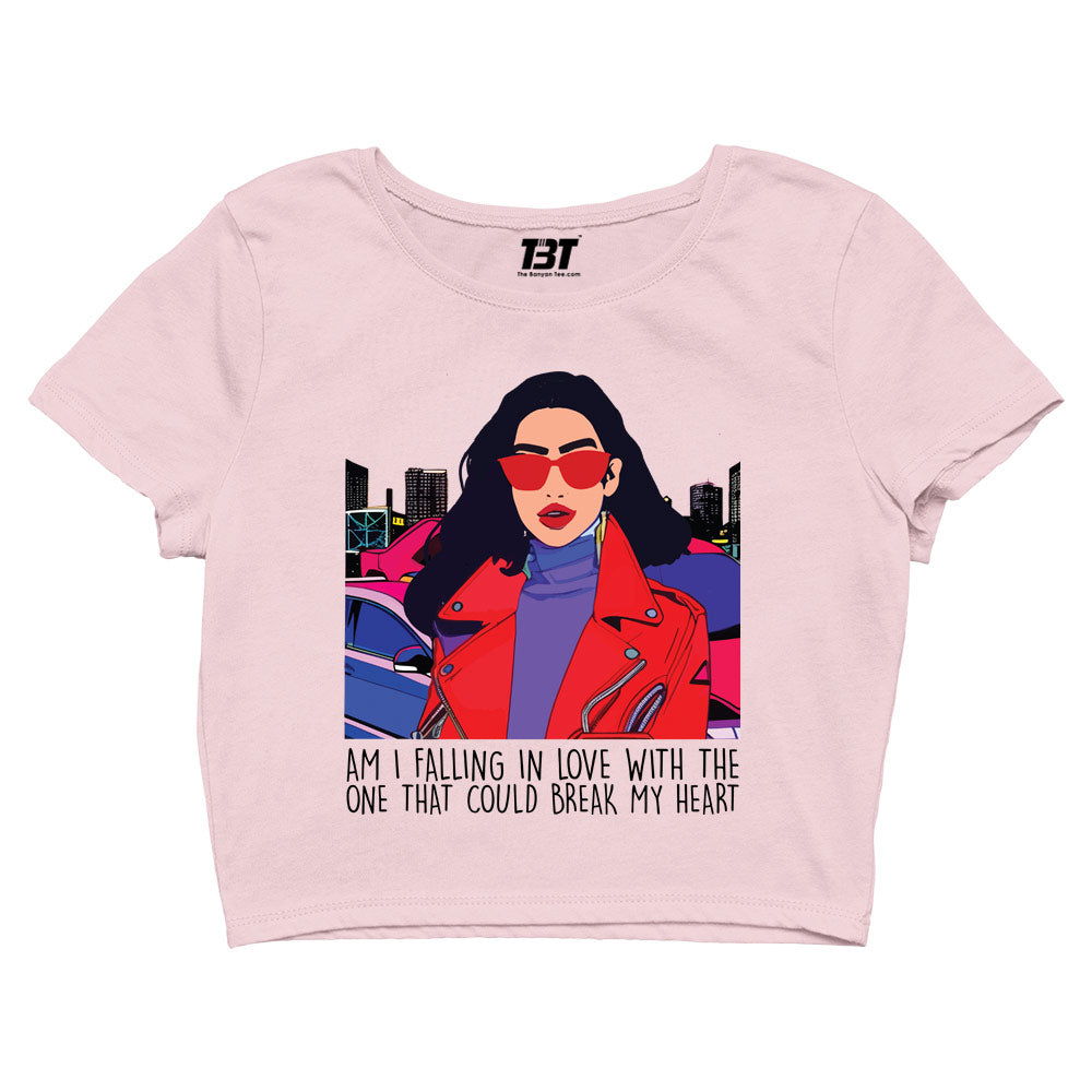 dua lipa break my heart crop top music band buy online india the banyan tee tbt men women girls boys unisex baby pink