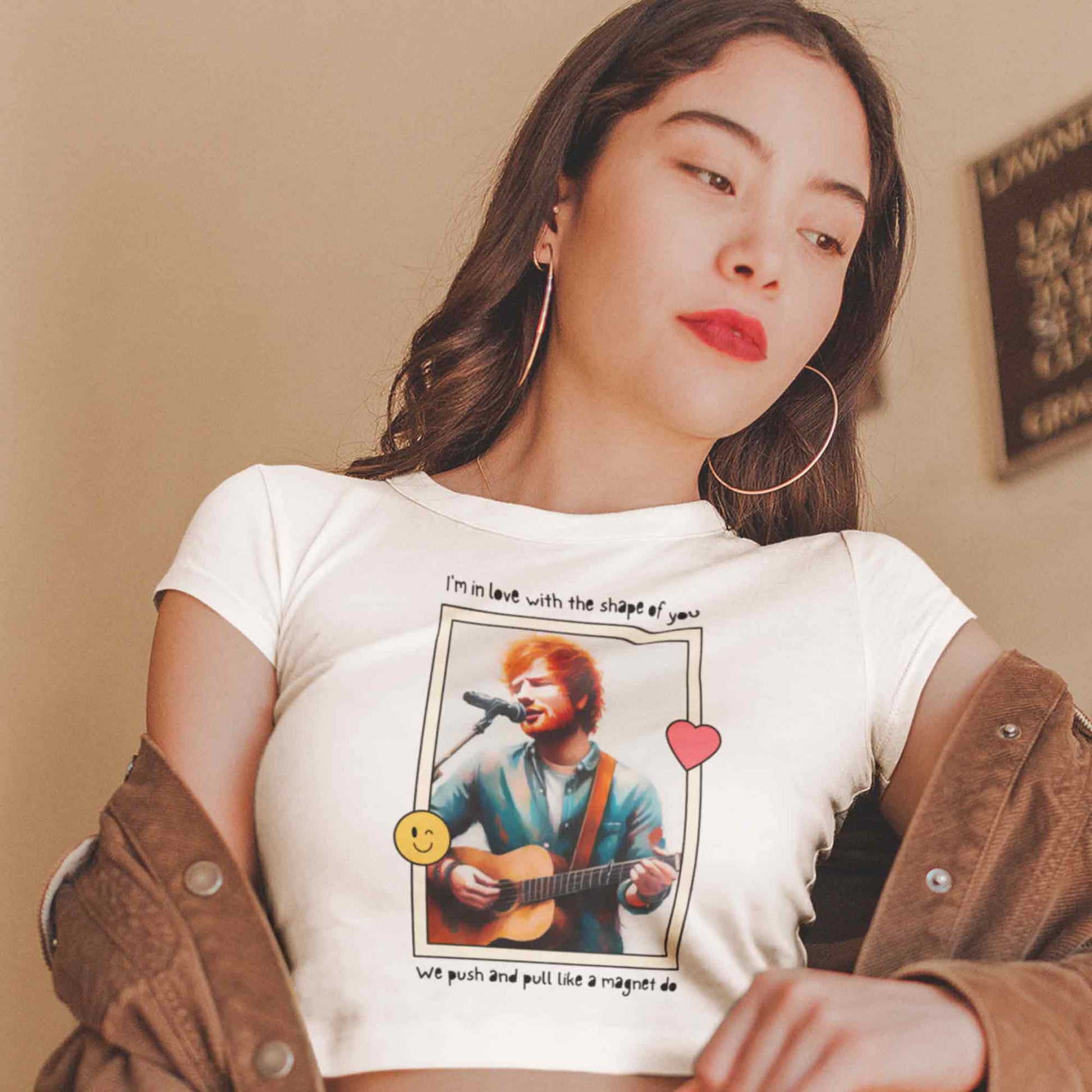 ed sheeran shape of you crop top music band buy online india the banyan tee tbt men women girls boys unisex black