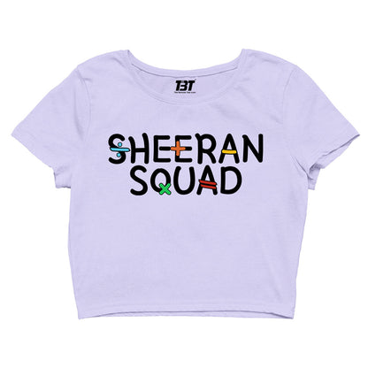 ed sheeran sheeran squad crop top music band buy online india the banyan tee tbt men women girls boys unisex s