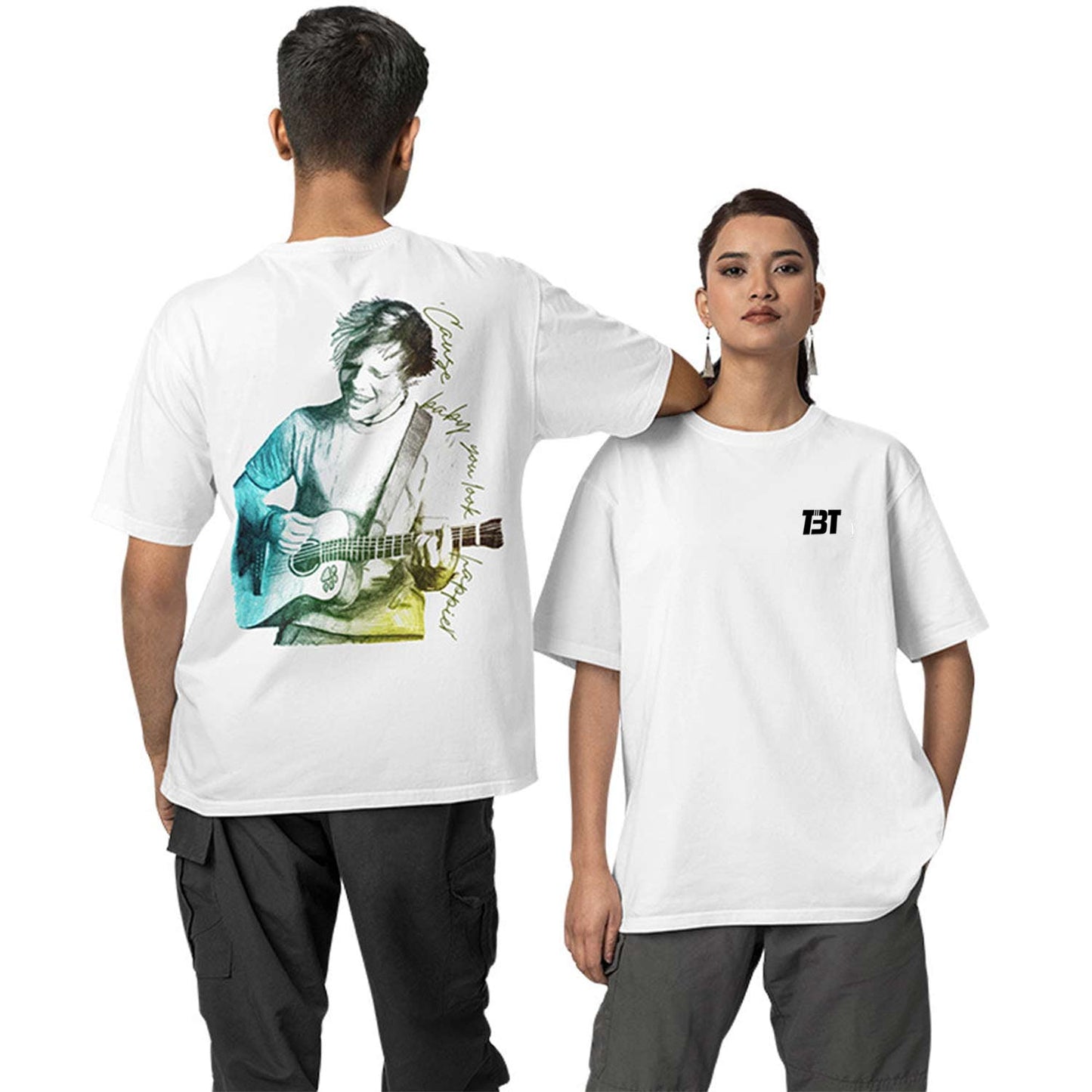 Ed Sheeran Ed Sheeran Oversized T shirt - Happier