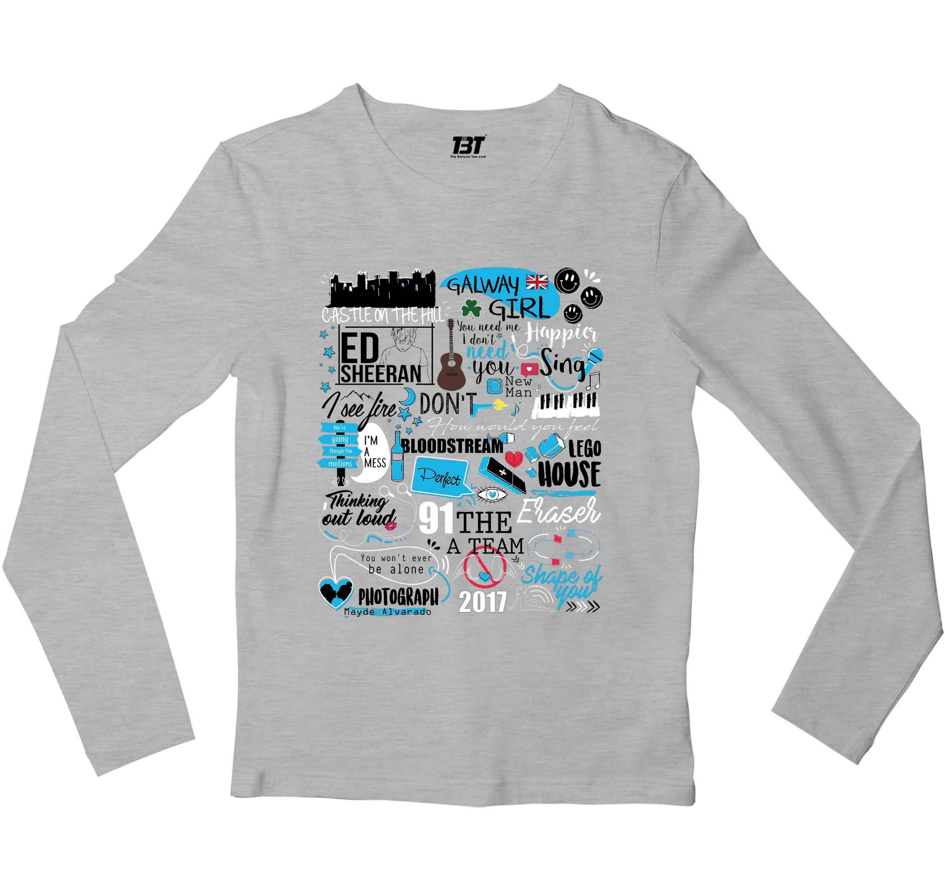the banyan tee merch on sale Ed Sheeran Full Sleeve - On Sale - M (Chest size 40 IN)