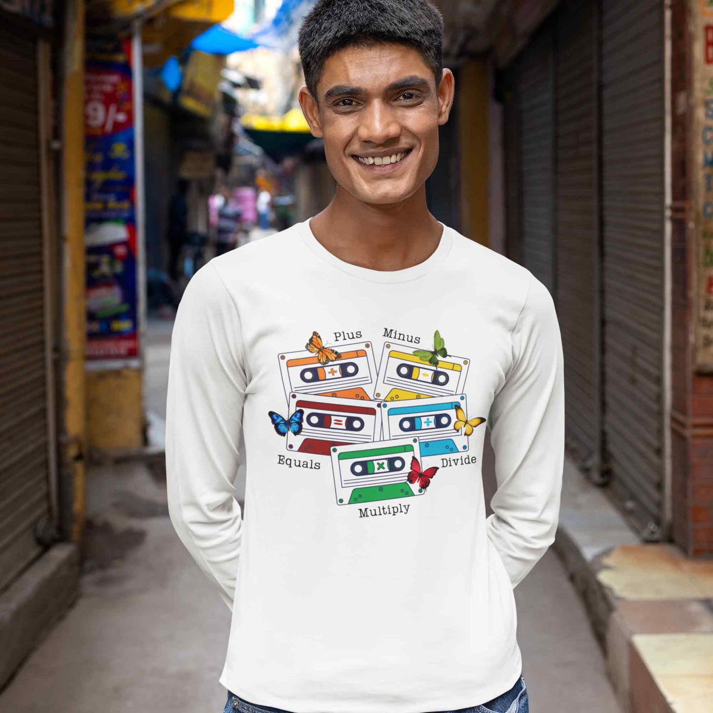 ed sheeran ed's math full sleeves long sleeves music band buy online india the banyan tee tbt men women girls boys unisex white