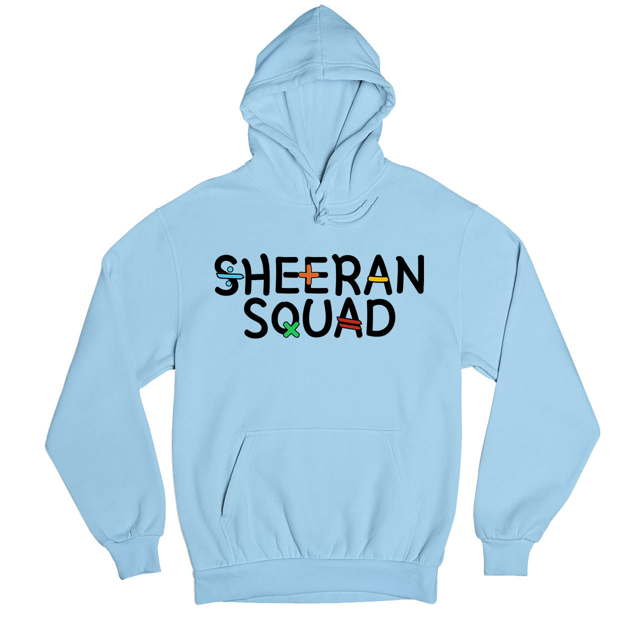 ed sheeran sheeran squad hoodie hooded sweatshirt winterwear music band buy online india the banyan tee tbt men women girls boys unisex baby blue