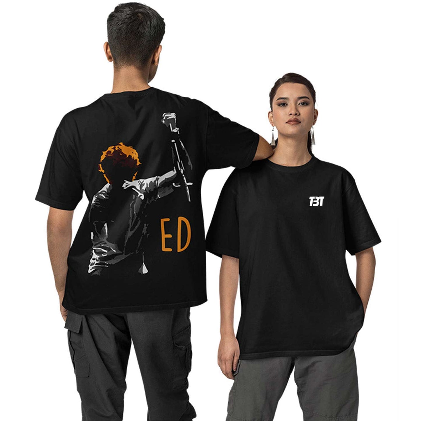 Ed Sheeran Oversized T shirt - Ed Silhouette