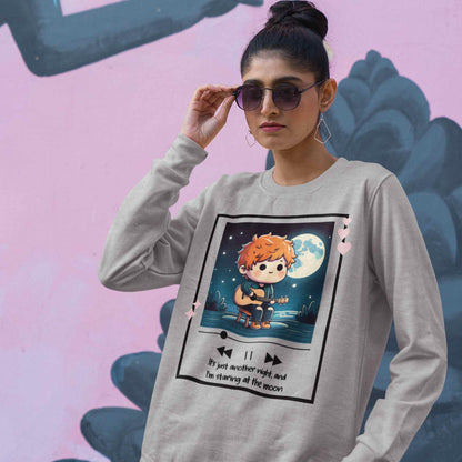ed sheeran all of our stars sweatshirt upper winterwear music band buy online india the banyan tee tbt men women girls boys unisex gray