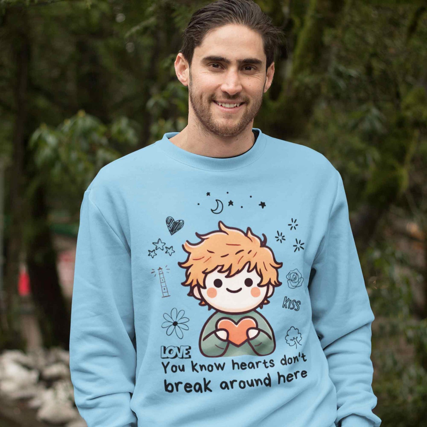 ed sheeran hearts don't break around here sweatshirt upper winterwear music band buy online india the banyan tee tbt men women girls boys unisex baby blue