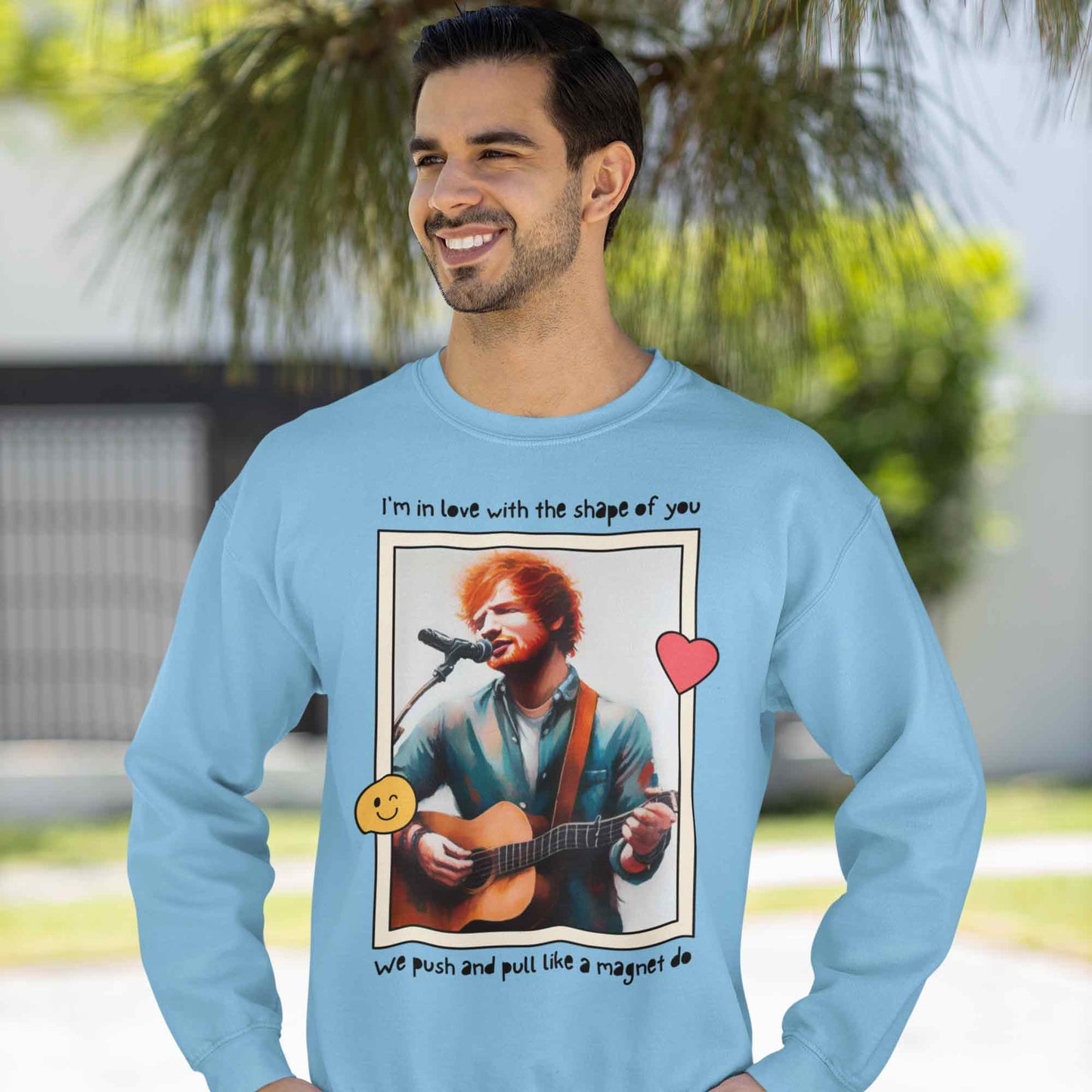 ed sheeran shape of you sweatshirt upper winterwear music band buy online india the banyan tee tbt men women girls boys unisex baby blue