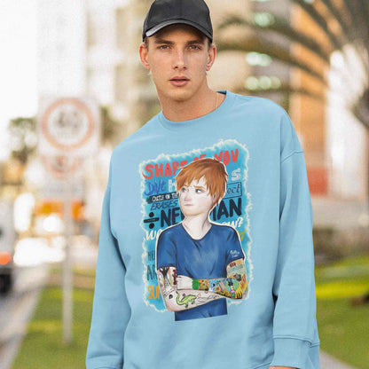 ed sheeran teddy sweatshirt upper winterwear music band buy online india the banyan tee tbt men women girls boys unisex baby blue