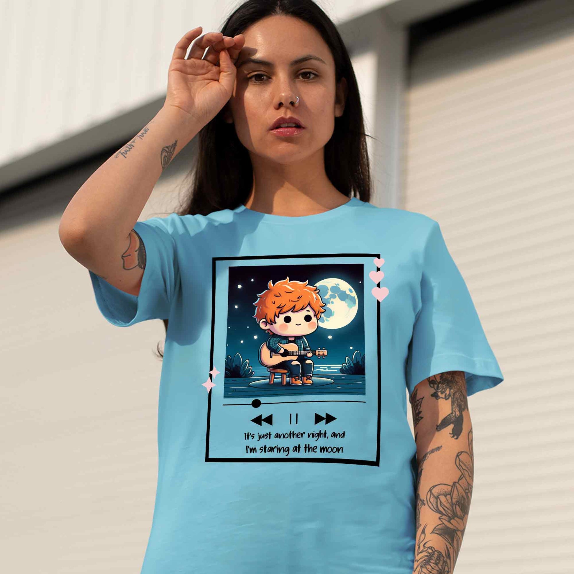 ed sheeran all of our stars t-shirt music band buy online india the banyan tee tbt men women girls boys unisex black