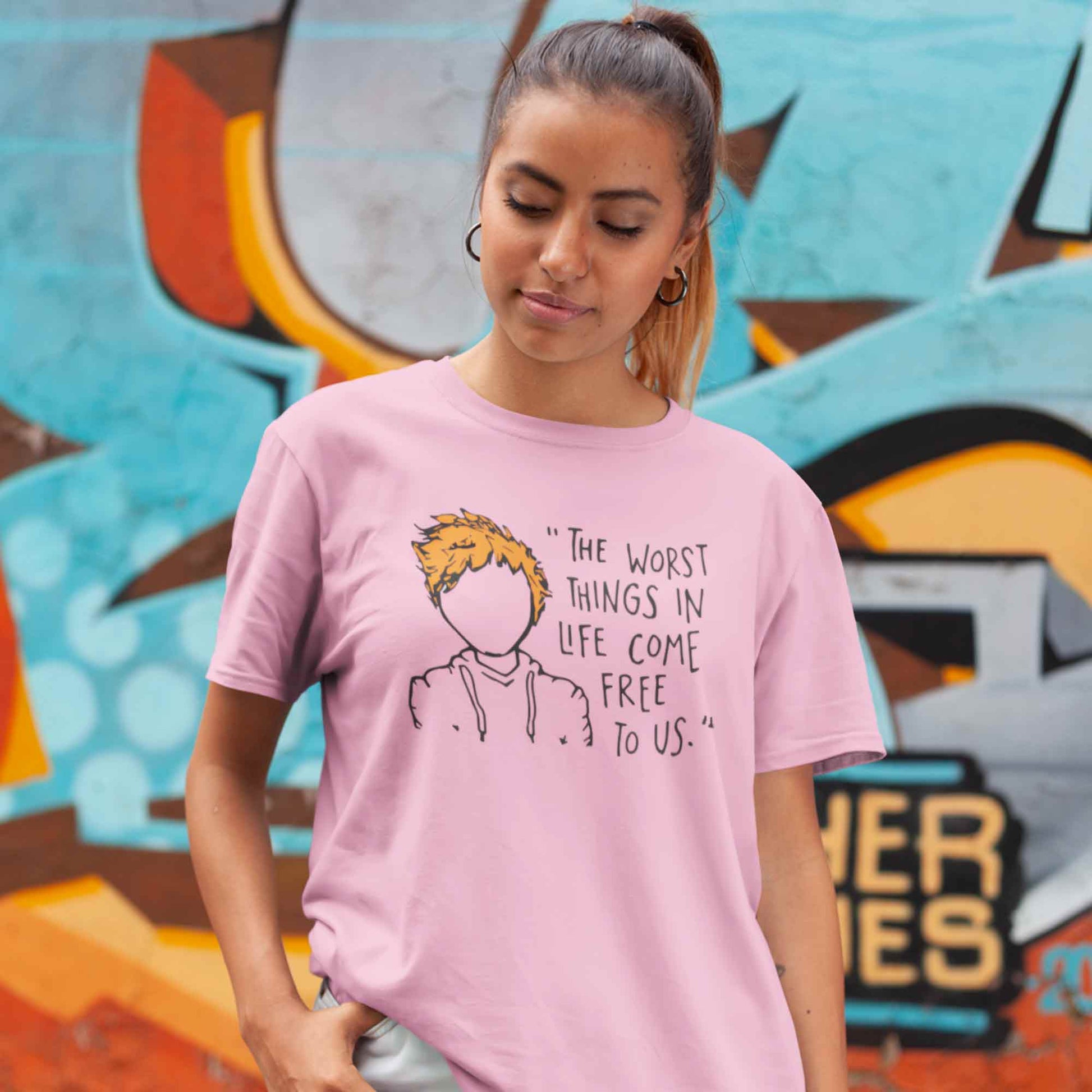 ed sheeran happier t-shirt music band buy online india the banyan tee tbt men women girls boys unisex baby pink