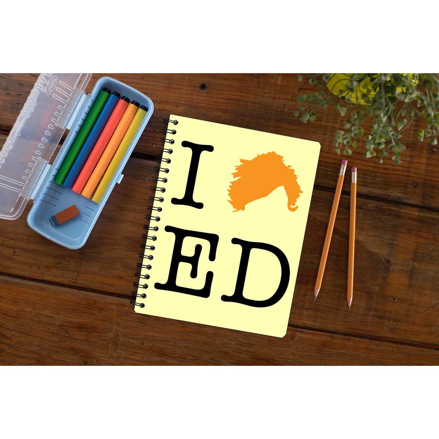 ed sheeran i love ed notebook notepad diary buy online india the banyan tee tbt unruled