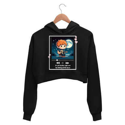 ed sheeran all of our stars crop hoodie hooded sweatshirt upper winterwear music band buy online india the banyan tee tbt men women girls boys unisex black