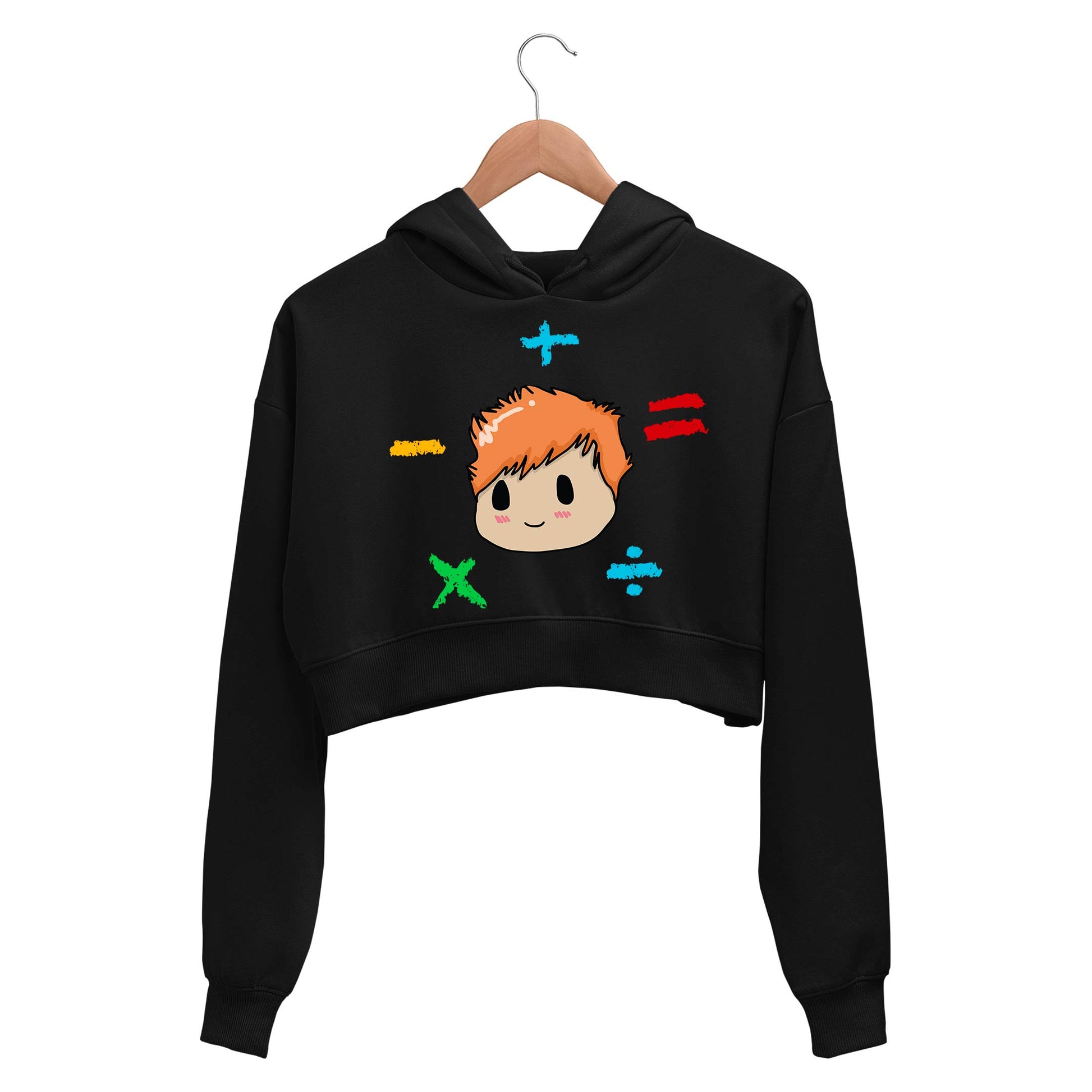 ed sheeran the album math crop hoodie hooded sweatshirt upper winterwear music band buy online india the banyan tee tbt men women girls boys unisex black