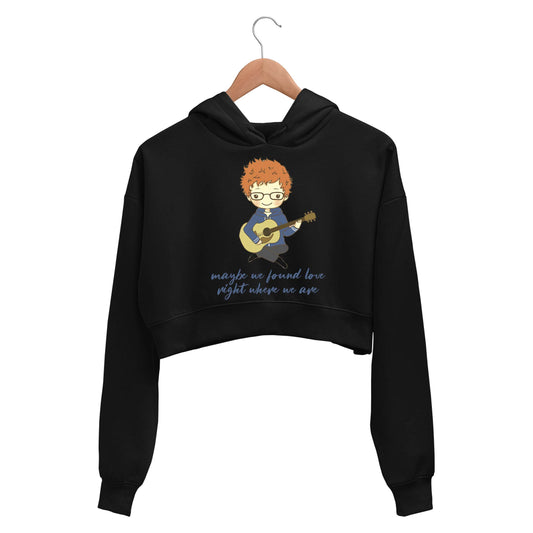 ed sheeran thinking out loud crop hoodie hooded sweatshirt upper winterwear music band buy online india the banyan tee tbt men women girls boys unisex black