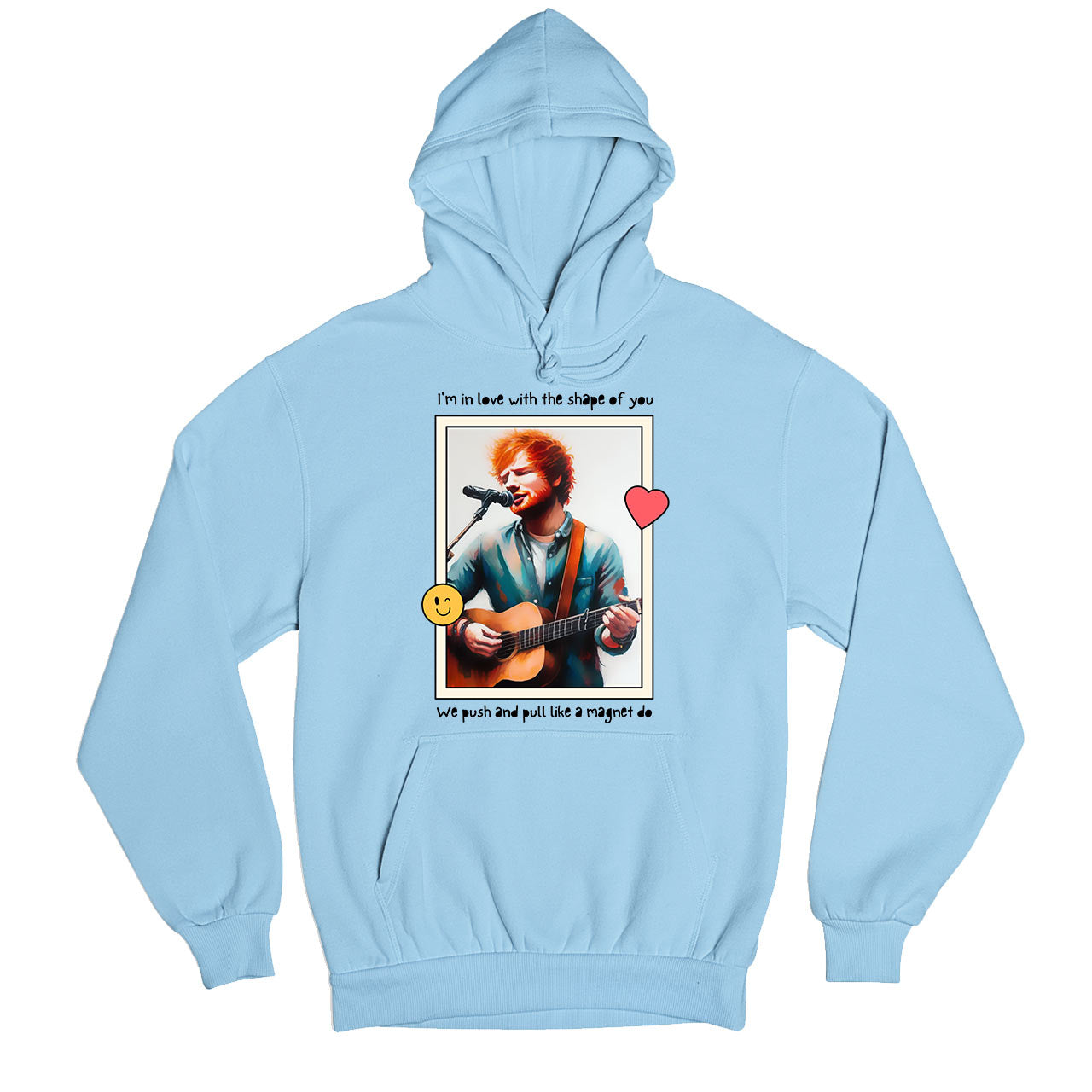 ed sheeran shape of you hoodie hooded sweatshirt winterwear music band buy online india the banyan tee tbt men women girls boys unisex baby blue