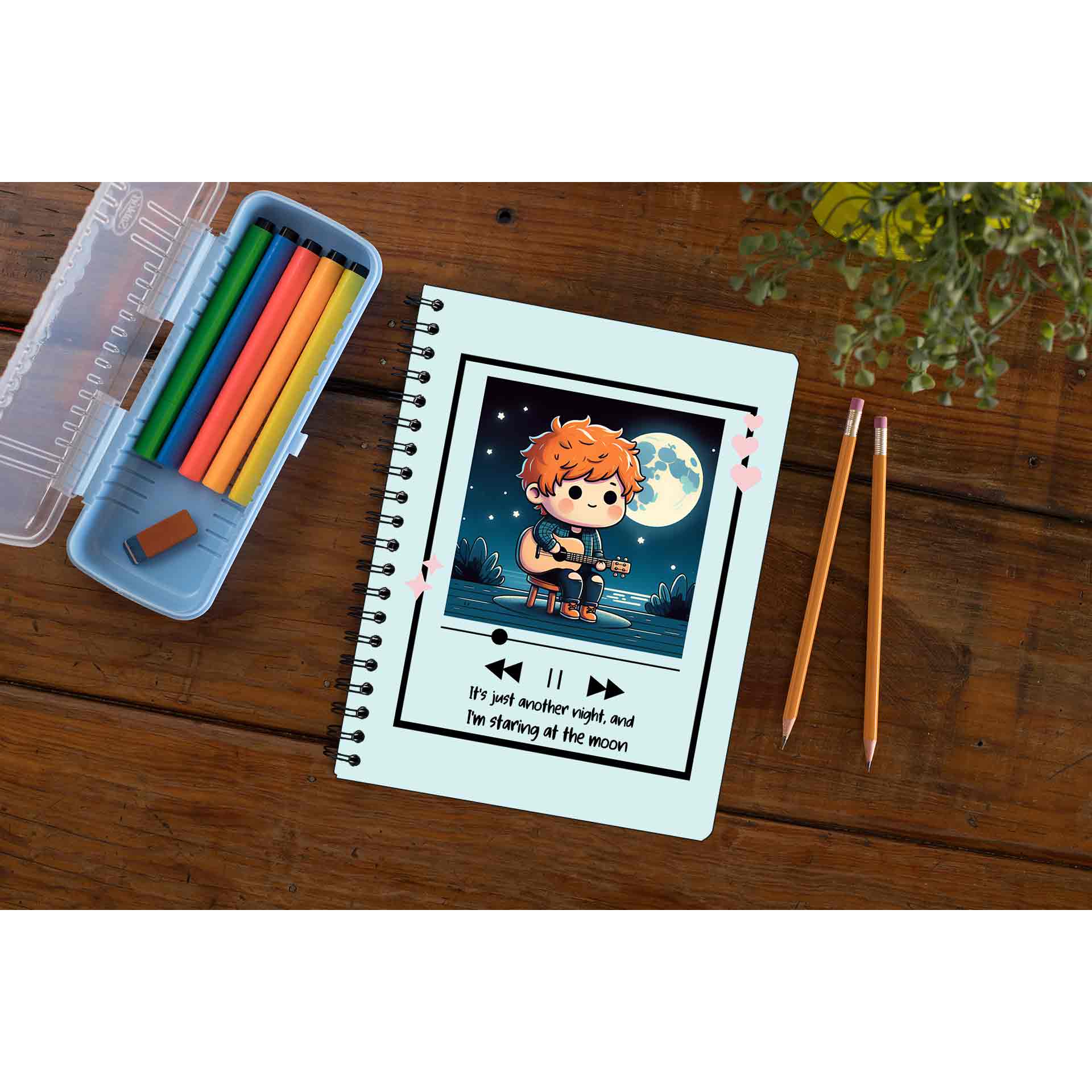 ed sheeran all of our stars notebook notepad diary buy online india the banyan tee tbt unruled