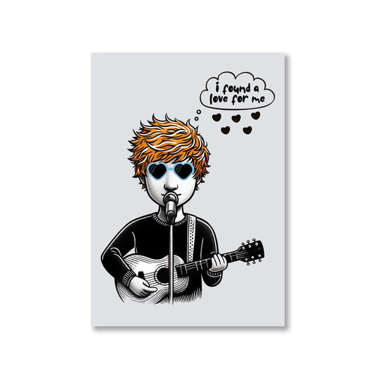 ed sheeran perfect poster wall art buy online india the banyan tee tbt a4