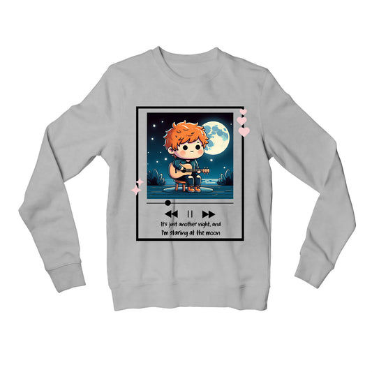 ed sheeran all of our stars sweatshirt upper winterwear music band buy online india the banyan tee tbt men women girls boys unisex gray