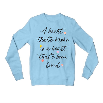 ed sheeran a heart that's broke - supermarket flowers sweatshirt upper winterwear music band buy online india the banyan tee tbt men women girls boys unisex gray