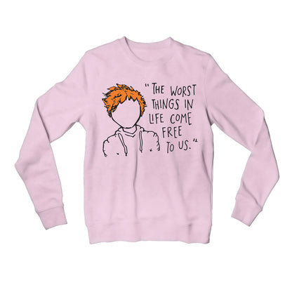 ed sheeran the a team sweatshirt upper winterwear music band buy online india the banyan tee tbt men women girls boys unisex gray