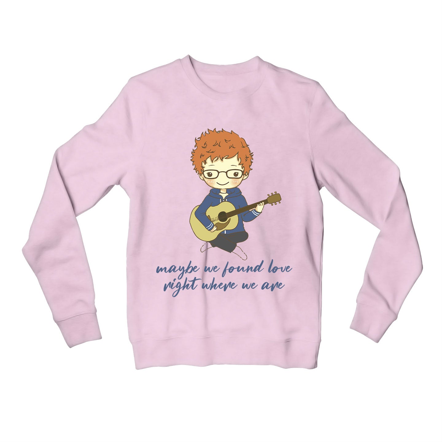 ed sheeran thinking out loud sweatshirt upper winterwear music band buy online india the banyan tee tbt men women girls boys unisex gray