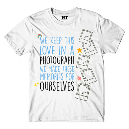 ed sheeran love in a photograph t-shirt music band buy online india the banyan tee tbt men women girls boys unisex white