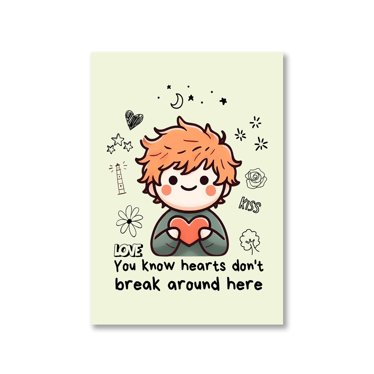 ed sheeran hearts don't break around here poster wall art buy online india the banyan tee tbt a4