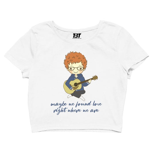 ed sheeran thinking out loud crop top music band buy online india the banyan tee tbt men women girls boys unisex white