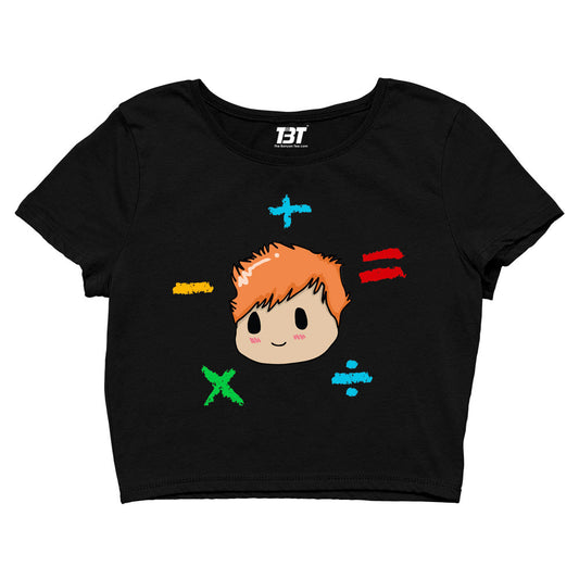 ed sheeran the album math crop top music band buy online india the banyan tee tbt men women girls boys unisex black