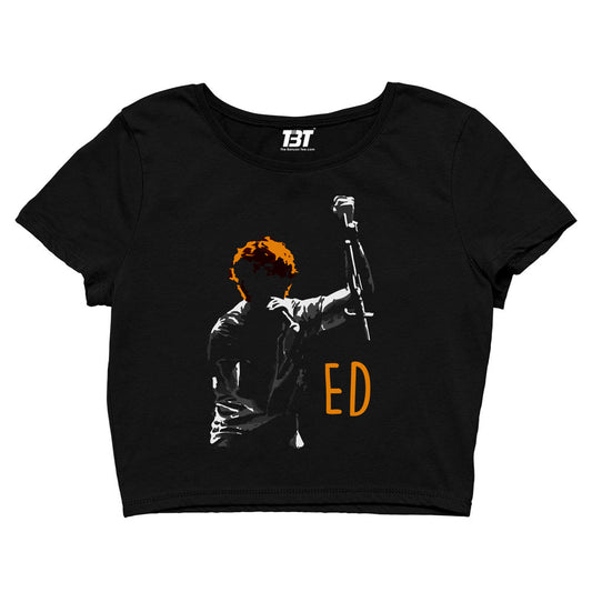 ed sheeran ed silhouette crop top music band buy online india the banyan tee tbt men women girls boys unisex black