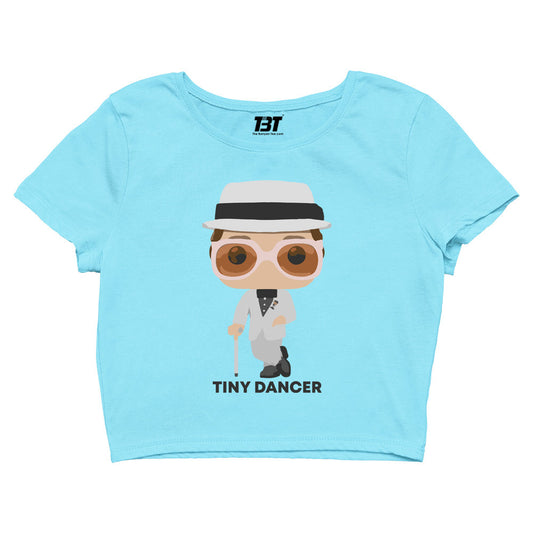 elton john tiny dancer crop top music band buy online india the banyan tee tbt men women girls boys unisex Sky Blue