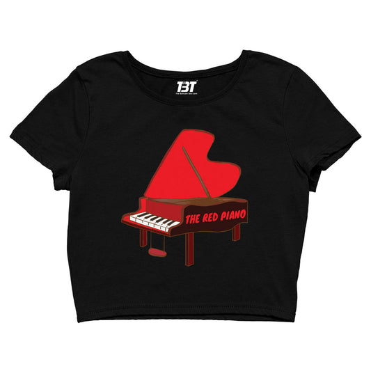 elton john the red piano crop top music band buy online india the banyan tee tbt men women girls boys unisex black