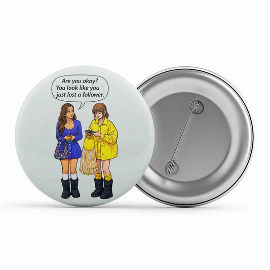 emily in paris lost a follower badge pin button tv & movies buy online india the banyan tee tbt men women girls boys unisex  