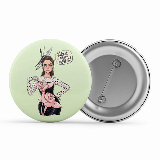 emily in paris fake it till you make it badge pin button tv & movies buy online india the banyan tee tbt men women girls boys unisex  