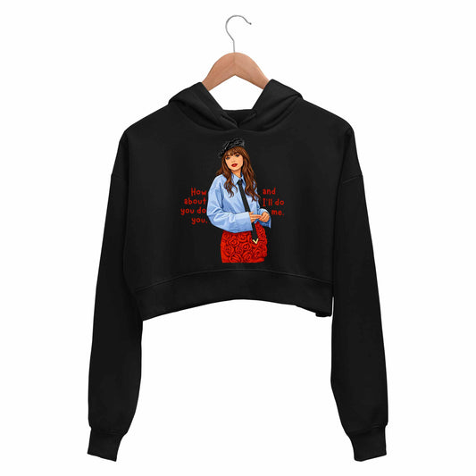 emily in paris how about you do you crop hoodie hooded sweatshirt upper winterwear tv & movies buy online india the banyan tee tbt men women girls boys unisex black 