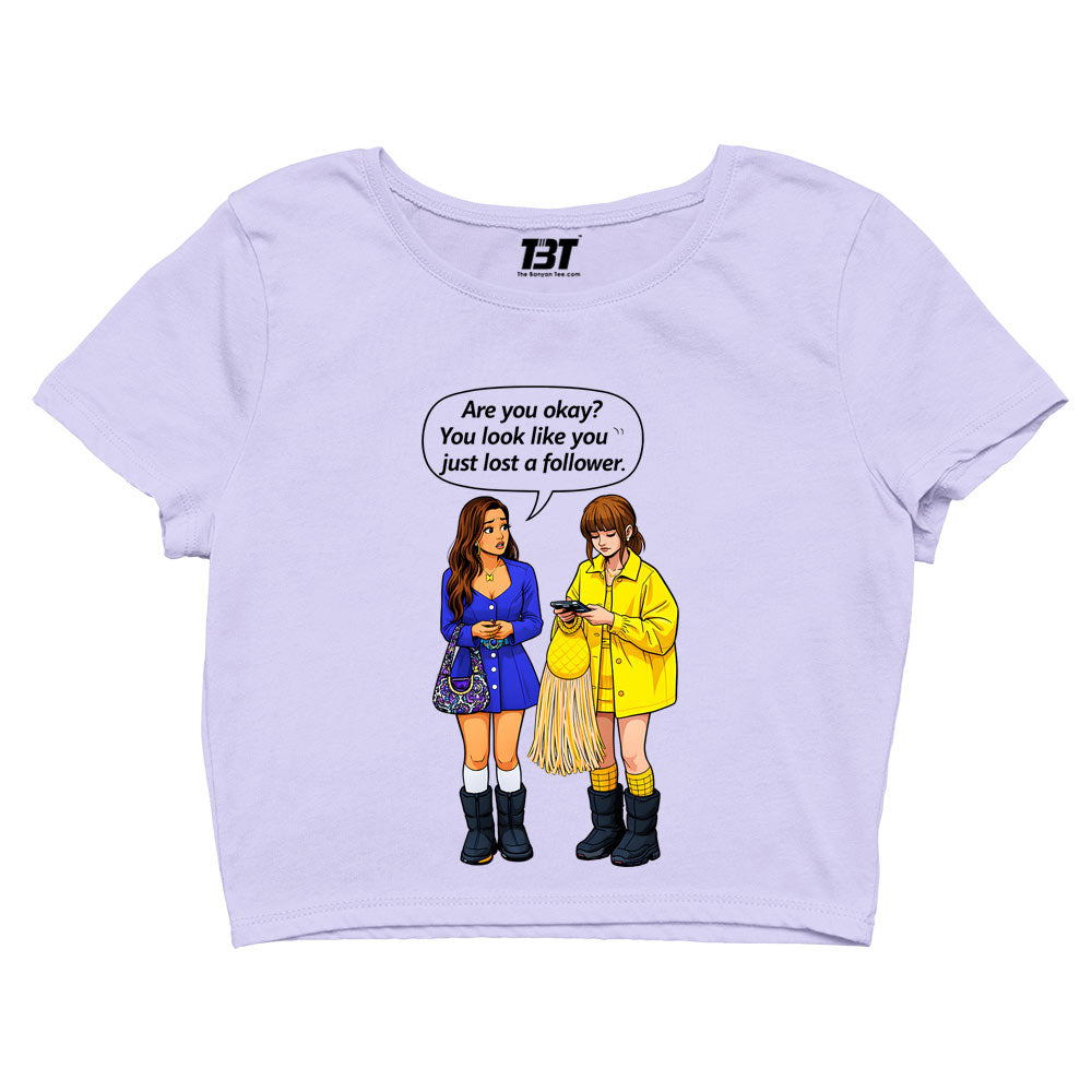 emily in paris lost a follower crop top tv & movies buy online india the banyan tee tbt men women girls boys unisex s 