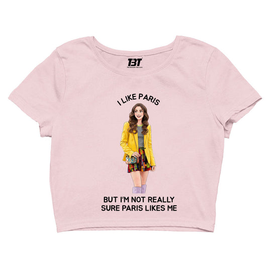 emily in paris i like paris crop top tv & movies buy online india the banyan tee tbt men women girls boys unisex s 