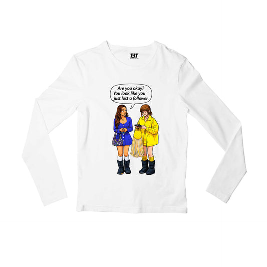 emily in paris lost a follower full sleeves long sleeves tv & movies buy online india the banyan tee tbt men women girls boys unisex white 