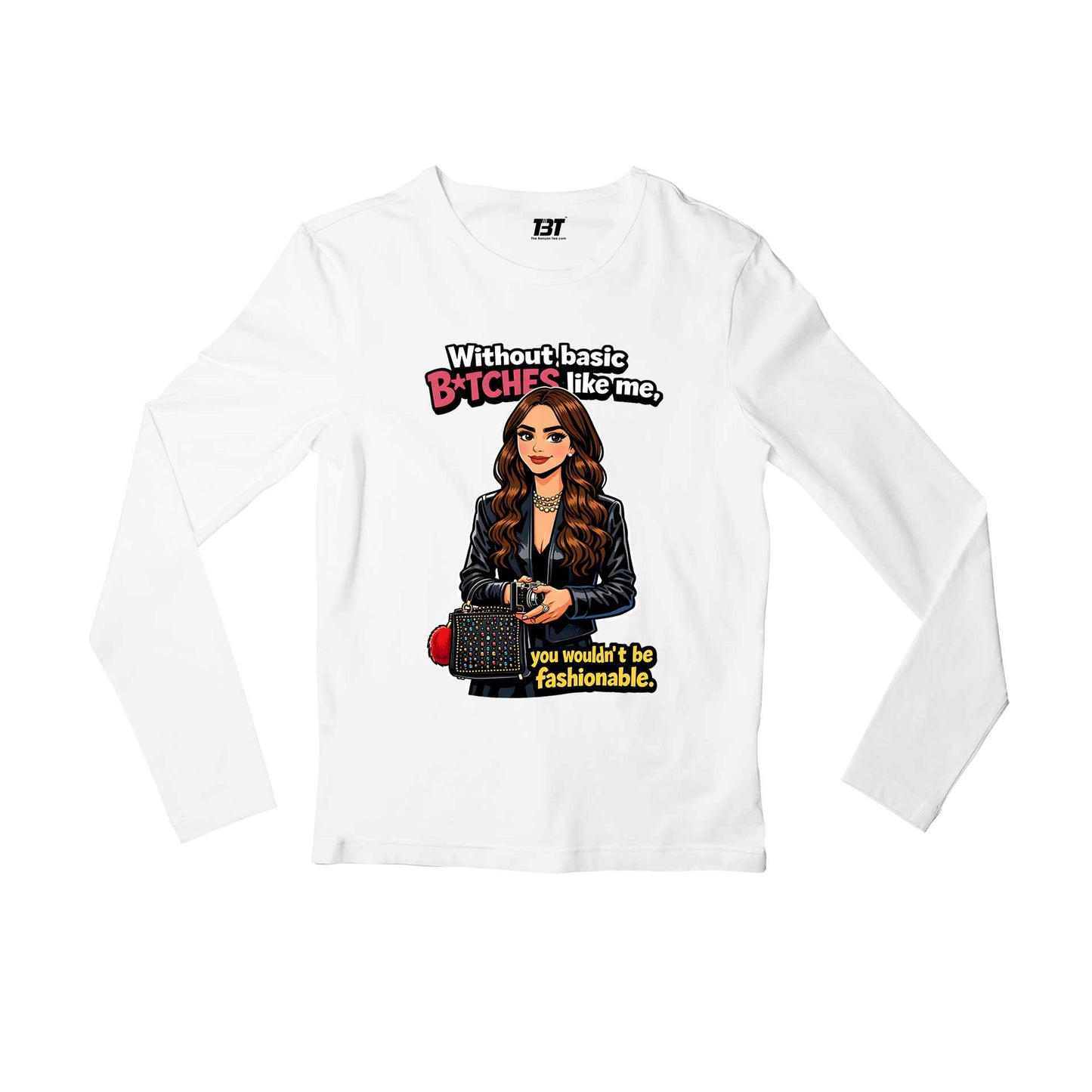 emily in paris fashionable full sleeves long sleeves tv & movies buy online india the banyan tee tbt men women girls boys unisex white 
