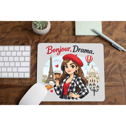 emily in paris bonjour drama mousepad logitech large anime tv & movies buy online india the banyan tee tbt men women girls boys unisex  