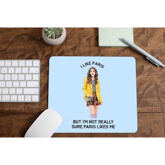 emily in paris i like paris mousepad logitech large anime tv & movies buy online india the banyan tee tbt men women girls boys unisex  
