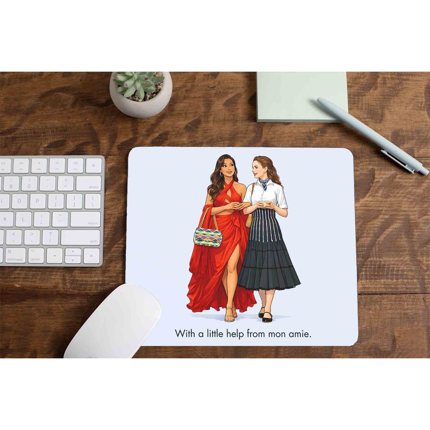 emily in paris mon amie mousepad logitech large anime tv & movies buy online india the banyan tee tbt men women girls boys unisex  