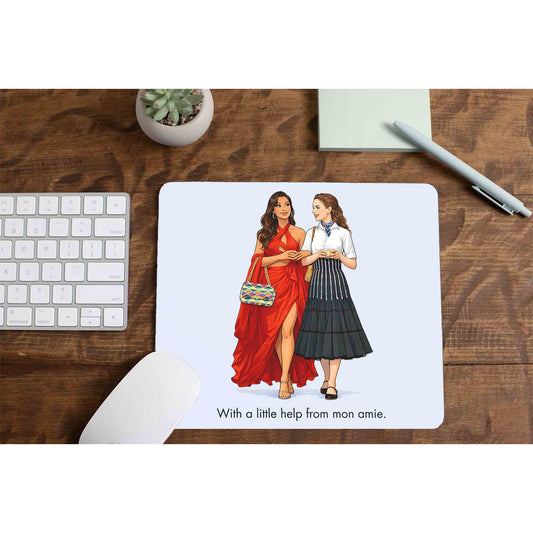 emily in paris mon amie mousepad logitech large anime tv & movies buy online india the banyan tee tbt men women girls boys unisex  