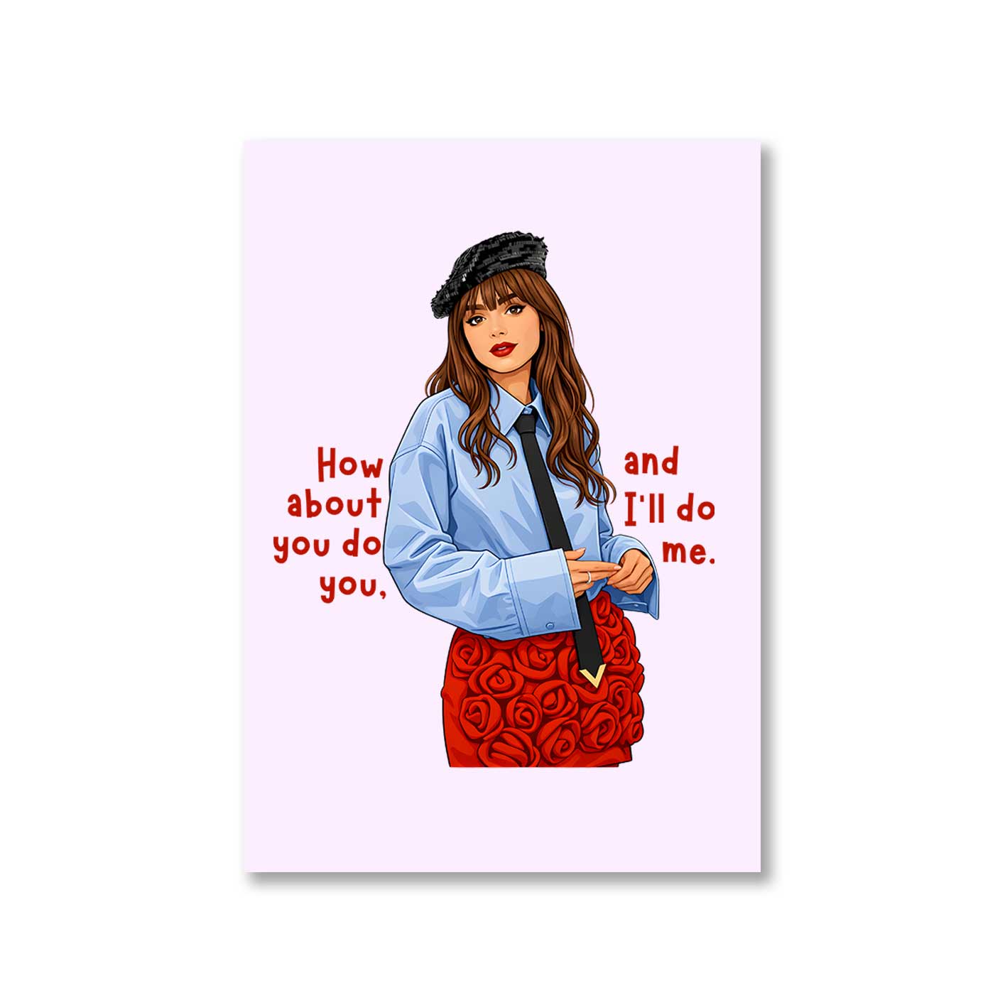 emily in paris how about you do you poster wall art buy online india the banyan tee tbt 8 x 10 