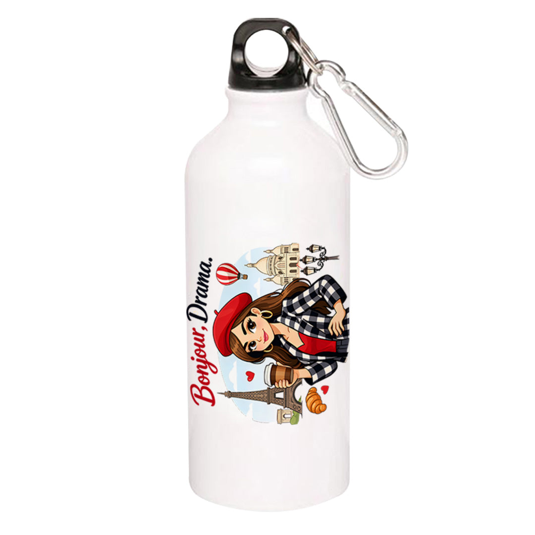 emily in paris bonjour drama sipper steel water bottle flask gym shaker tv & movies buy online india the banyan tee tbt men women girls boys unisex  
