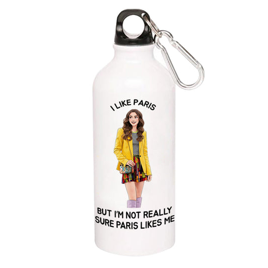 emily in paris i like paris sipper steel water bottle flask gym shaker tv & movies buy online india the banyan tee tbt men women girls boys unisex  