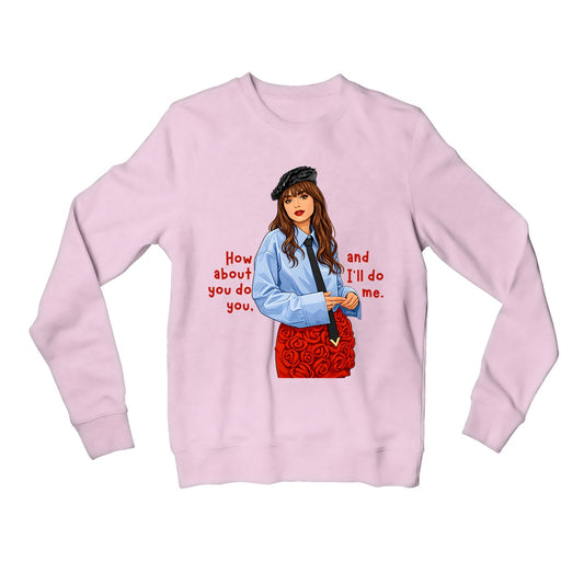 emily in paris how about you do you sweatshirt upper winterwear tv & movies buy online india the banyan tee tbt men women girls boys unisex baby pink 